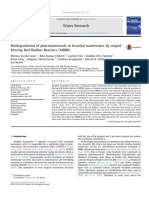 Biodegradation of Pharmaceuticals in Hospital Wastewater by Staged Moving Bed Biofilm Reactors (MBBR)