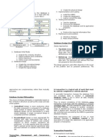 Database Life Cycle (DBLC) and Transaction Management