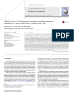 Different Types of Environmental Regulations and Heterogeneous Influence On Green Productivity Evidence From China