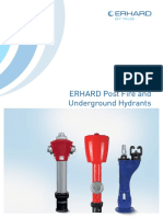 ERHARD Post Fire and Underground Hydrants: Datasheet
