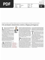 Um atentado clandestino contra a língua portuguesa - artigo PÚBLICO 25-nov-2010