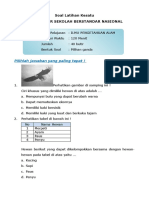 Soal Latihan Kesatu Uasbn Ilmu Pengetahuan Alam