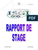 RAPPORT D e Stage