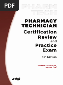 Barbara Lacher Pharmacy Technician Certification Review and Practice