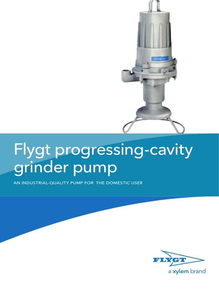 Flygt Progressing-Cavity Grinder Pump: An Industrial-Quality Pump For ...