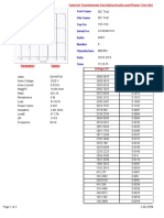 Parameters Values Current (A) Voltage (V) : IEC Test