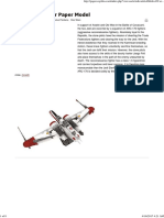 ARC-170 Fighter Paper Model