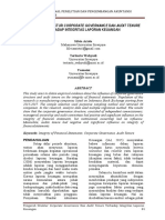 Pengaruh Struktur Corporate Governance Dan Audit Tenure Terhadap Integritas Laporan Keuangan