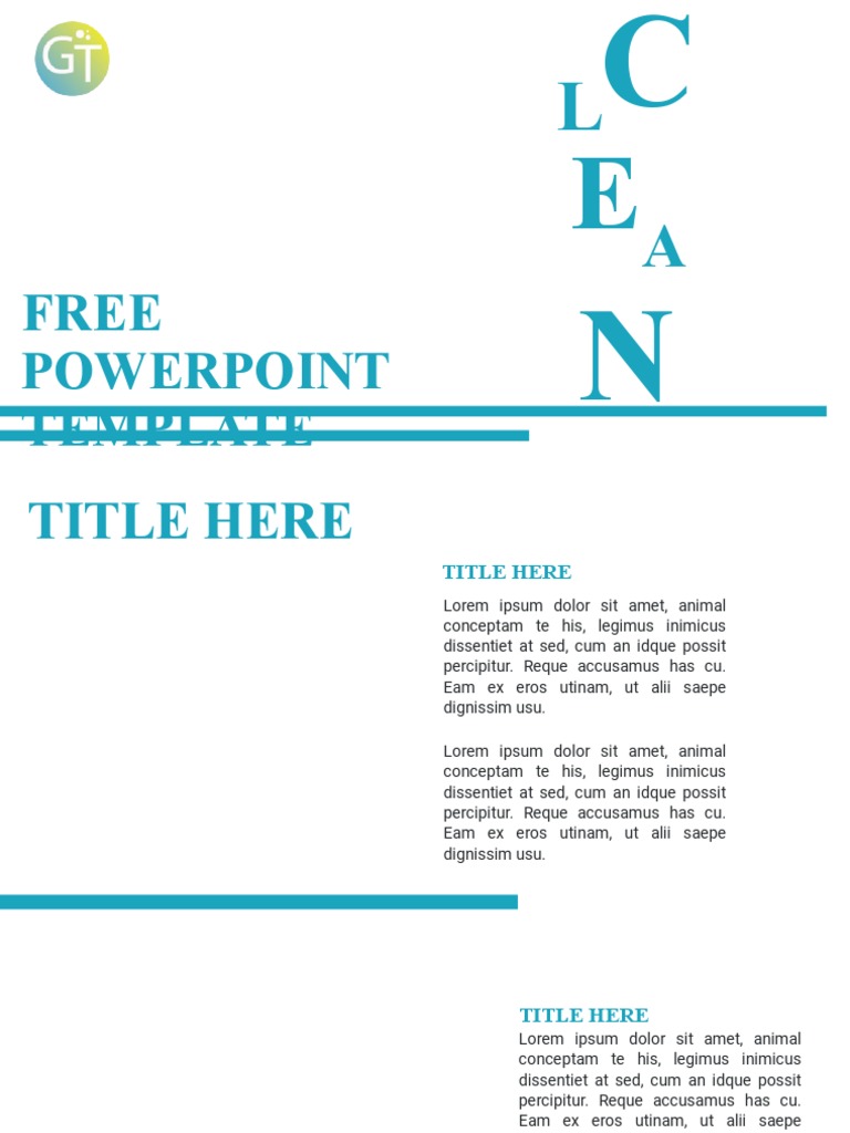Free Powerpoint Template | PDF