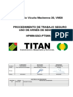 VM20-SSO-PTSMI-00 - - PTS USO DE ARNES DE SEGURIDAD Rev. 00