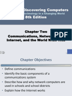 Teachers Discovering Computers 8th Edition: Chapter Two Communications, Networks, The Internet, and The World Wide Web