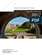 67-373 Software Development Project: Executive Summaries