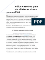 10 Remédios Caseiros Para Conseguir Aliviar as Dores Nos Joelhos