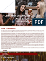 AB InBev 4Q19 Results Presentation FINAL