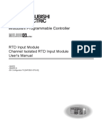 RTD Input Module Channel Isolated RTD Input Module User's Manual