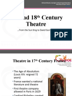 Theatre - Fundamentals I - Unit 6 - 17th and 18th Century Theatre PowerPoint
