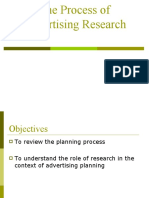 Adverising Research Process