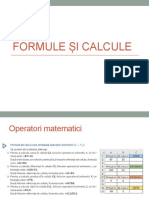 Formule Și Calcule