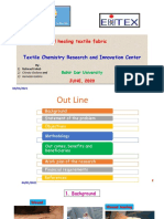 Wound Healing Textile Fabric Textile Chemistry Research and Innovation Center