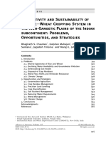 Review of Rice Wheat in IGP Advances in