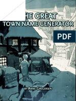 The Great Town Name Generator