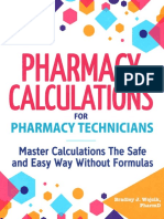 Bradley Wojcik Pharmacy Calculations For Pharmacy Technicians Master