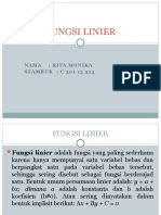 Fungsi Linier