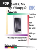 WLM and ESS New Ways of Managing IO Resources