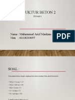 Muhammad Arief Maulana - 41118210057 - Tugas 1 Struktur Beton 2