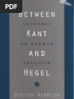 Download Henrich D Between Kant and Hegel - Lectures on German Idealism by edi69 SN50120366 doc pdf