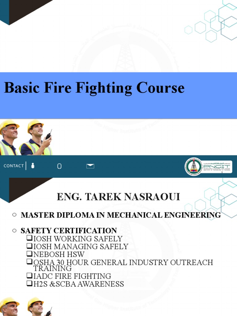 Basic Fire Fighting Course Overview | PDF | Fires | Firefighting