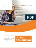Cloud Computing: Post Graduate Program in