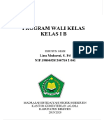 Program Wali Kelas I B 2019-2020