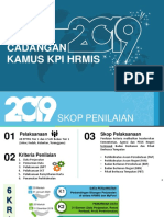 Kertas 1 - Cadangan Kamus KPI HRMIS 2019