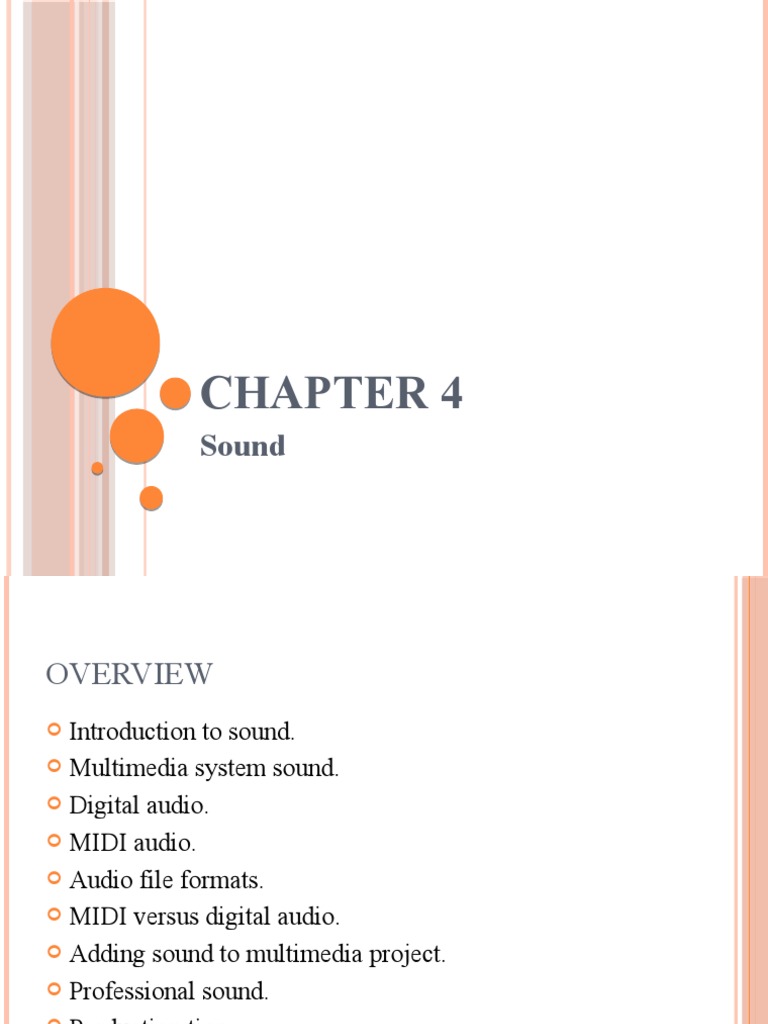 Chapter 4 Sound Pdf Sound Digital Audio