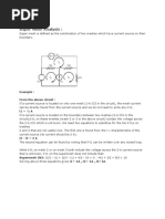 Super Mesh Analysis:: Example: From The Above Circuit