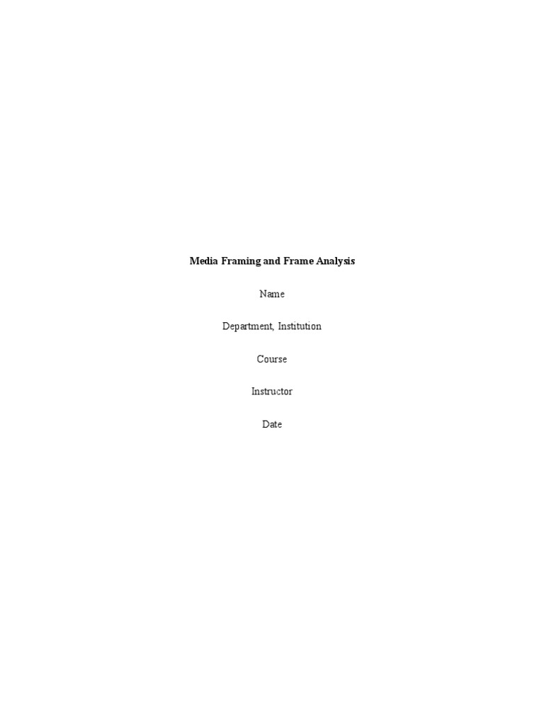 Media Framing in Environmental Issues | PDF | Politics | Social Science