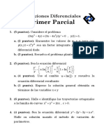 Parcial 1 0256 Ecuaciones Diferenciales