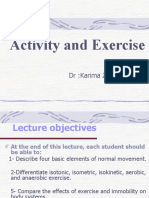 4.activity and Excersise