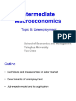 Intermediate Macroeconomics: Topic 5: Unemployment