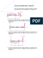 Ejercicios viga voladizo carga deflexión pendiente