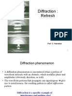 Diffraction: Refresh: Prof. S. Habraken