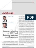 Commercialisation of CAR T-Cell Therapies - Business Model Spectrum