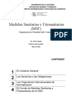 Medidas Sanitarias y Fitosanitarias OMC (MSF OMC