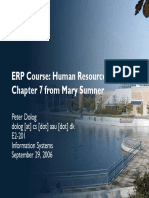 ERP Course: Human Resources Chapter 7 From Mary Sumner