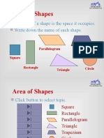 Area of Shapes