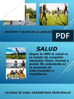 Deporte y Salud en La Adolescencia