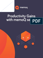 Memoq Productivity Guide2019