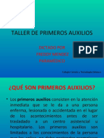 Taller de Primeros Auxilios