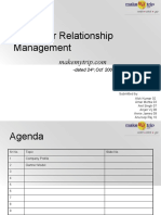 Customer Relationship Management: - Dated 24